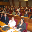 Jueces de Paz de diferentes puntos del país asisten al evento.