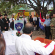 Bendición del local del juzgado inaugurado.