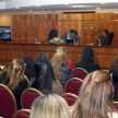 Se tuvo la transmisión en simultáneo a través de la modalidad de videoconferencia, emitida en el Palacio de Justicia de Encarnación.