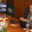 El profesor doctor Carlos González Alfonso, encargado de la disertación.