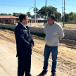 El presidente y el intendente local, Silverio Adorno, dialogaron sobre diversos requerimientos relacionados con el servicio de justicia en la ciudad.