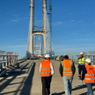Durante la jornada también observó el puente binacional, que se encuentra en su etapa final de construcción y cuyo funcionamiento dará un notable impulso al desarrollo de la zona, con el consiguiente aumento de la actividad judicial