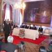 La actividad se desarrolló en el Palacio de Gobierno.