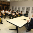 La charla estuvo a cargo del director de la dependencia, José Agustín Fernández.