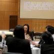 El doctor Pedro Mayor Martínez, en momentos de su intervención.