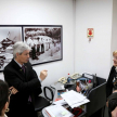 La comitiva del Instituto Max Planck recorrió el acervo histórico del Museo de la Justicia, Centro de Documentación y Archivo para la Defensa de los Derechos Humanos, donde fueron recibidos por el director de la dependencia, dr. José Agustín Fernández.