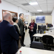 Los visitantes observaron paneles alusivos a los orígenes de la justicia paraguaya, el Operativo Cóndor y los registros de personas desaparecidas y torturadas. 