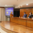 Con la presencia del presidente de la Corte Suprema de Justicia, Prof. Dr. Alberto Martínez Simón, del ministro Dr. Víctor Ríos; y del director ejecutivo de la Escuela Judicial, Dr. Isabelino Galeano.