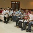 Efectivos encargados de la seguridad de la sede judicial de la capital participaron del encuentro.