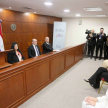 El juramento se realizó en la Sala de Conferencias del noveno piso de la Torre Norte del Palacio de Justicia de Asunción.