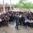 El encargado del departamento de Educación en Justicia, magíster Aldo Ávalos, realizó la introducción de los temas abordados en la jornada.