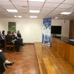 Los estudiantes asistieron a un encuentro con el abogado Marcos Rodriguez, relator de la Sala Constitucional.