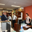 Presidente de la Corte recorrió juzgados civiles y penales