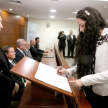 El juramento fue suscripto ante la secretaria general de la Corte Suprema de Justicia, abogada Ximena Martínez.