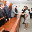 Durante el acto, el presidente de la Corte Suprema felicitó a las profesionales y destacó la relevancia de las funciones que asumen.