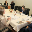 En la ocasión, el ministro Ramírez Candia se reunió con miembros del Consejo de Administración y con representantes de gremios de abogados.