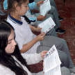 Los alumnos del primero al tercero de la media del turno mañana participaron de la charla.