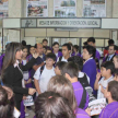 Licenciada Amada Herrera Ayala recepcionó a los alumnos y les brindó unas breves indicaciones de la visita guiada