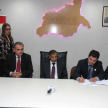 Acompañaron magistrados y representantes de la universidad