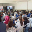 Los alumnos del Colegio Santa Lucía demostraron mucho interés en el tema expuesto por las autoridades.