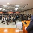 Acompañaron la mesa principal, el vicepresidente primero, doctor Gustavo Santander; el ministro doctor César Diesel; y el fiscal general del Estado, Emiliano Rolón.