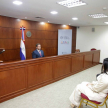 El acto se desarrolló en la Sala de Conferencias del noveno piso, Torre Norte del Palacio de Justicia de Asunción.