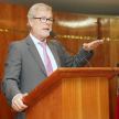 Como expositor estuvo Nils Kastberg, ex director regional de UNICEF América Latina y el Caribe.