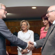 La conferencia-taller de “Derechos Humanos y el Estado de Derecho” se desarrolló en el Salón Auditorio.