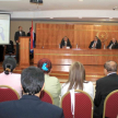 Durante la presentación del nuevio diccionario.