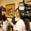 Tras la reunión, las representantes de la agencia alemana hablaron con la prensa.