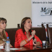 La apertura de la actividad estuvo a cargo de la ministra de Justicia, Sheila Abed