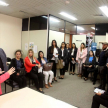 Primeramente pasaron por la Dirección de Mediación en donde fueron recibidos por la mediadora abogada Guadalupe Romero.