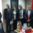Los alumnos fueron recibidos por las autoridades del Consejo de Aministración de la Circunscripción Judicial de Caaguazú.