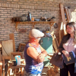 Posteriormente, recorrió distintas áreas, incluyendo la cocina, panadería, cámara frigorífica, talleres de carpintería y refrigeración, huerta, enfermería, odontología, así como los pabellones de adultos mayores y mujeres.