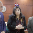 La ministra enlace de la Secretaría de Género, doctora Carolina Llanes, subrayó el compromiso asumido por la CSJ para proteger los derechos de la mujer en todo el terrotorio nacional.