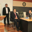 El ministro de la Corte, doctor Miguel Oscar Bajac, ministro responsable del Sistema Nacional de Facilitadores Judiciales 