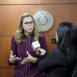 La ministra de Salud Pública y Bienestar Social, María Teresa Barán, destacó que el convenio con la Corte Suprema de Justicia constituye un “hecho trascendental”.