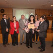 La vicepresidenta primera de la Corte Suprema de Justicia, doctora María Carolina Llanes, recibió un reconocimiento por parte de los coordinadores y organizadores del evento. 