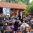 Alumnos de la Escuela Básica N.º 519 Zapadores del Chaco, de la ciudad de Horqueta.