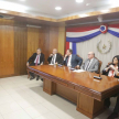 Presidieron la jornada el titular de la CSJ, doctor César Diesel; la vicepresidenta primera, doctora Carolina Llanes; y los ministros doctores Alberto Martínez Simón, Luis María Benítez Riera, Eugenio Jiménez Rolón y Manuel Ramírez Candia.