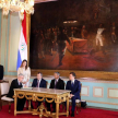 Por decreto Nº 1590 fue nombrado a Bernardino Hugo Saguier Caballero, como nuevo embajador extraordinario y plenipotenciario de la República del Paraguay ante el Gobierno del Brasil.