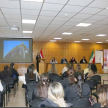 Las disertantes doctora María Lorena Segovia Azucas y licenciada Mabel Villamayor.