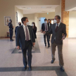 Martínez Simón visitó sede judicial de Cordillera.