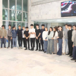 El grupo visitante estuvo compuesto por alumnos colegiantes del 2° año de la Media de la institución educativa Centro para el Desarrollo de la Inteligencia.