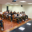 El doctor Alejandrino Cuevas enfatizó su charla en las funciones del Poder Judicial y sus dependencias.
