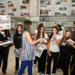 Los estudiantes recibieron materiales de apoyo.