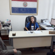 El magistrado Guillermo Jesús Trovato Fleitas enseñó a las niñas las tareas que realizan dentro del Juzgado de la Niñez y la Adolescencia del 6to turno. 