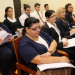 La disertante abordó una introducción al derecho registral.