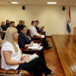 El taller se llevó a cabo en la sala de conferencias 2, octavo piso de la torre norte del Palacio de Justicia de la ciudad de Asunción.