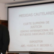 El magistrado Hugo Becker fue el expositor de la jornada.